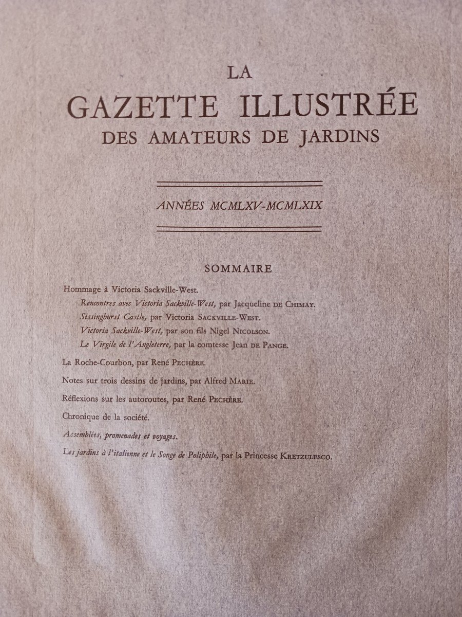 The Illustrated Gazette Of Garden Lovers 20th 350 Euros-photo-1