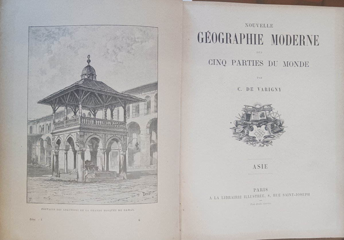 Nouvelle Géographie Moderne   1890   130 Euros-photo-2