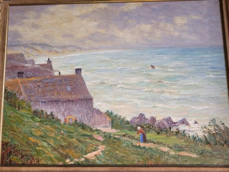 Pierre De Palezieux (1886-1980) Equihen (opal Coast) 1250 Euros-photo-2