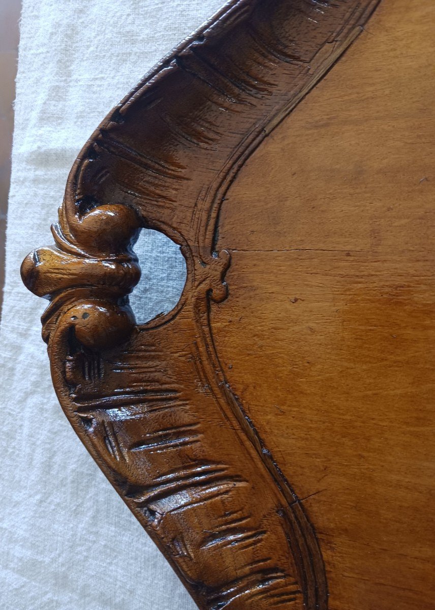 19th Century Natural Wood Tray 100 Euros-photo-3