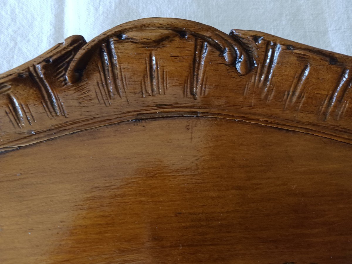 19th Century Natural Wood Tray 100 Euros-photo-2