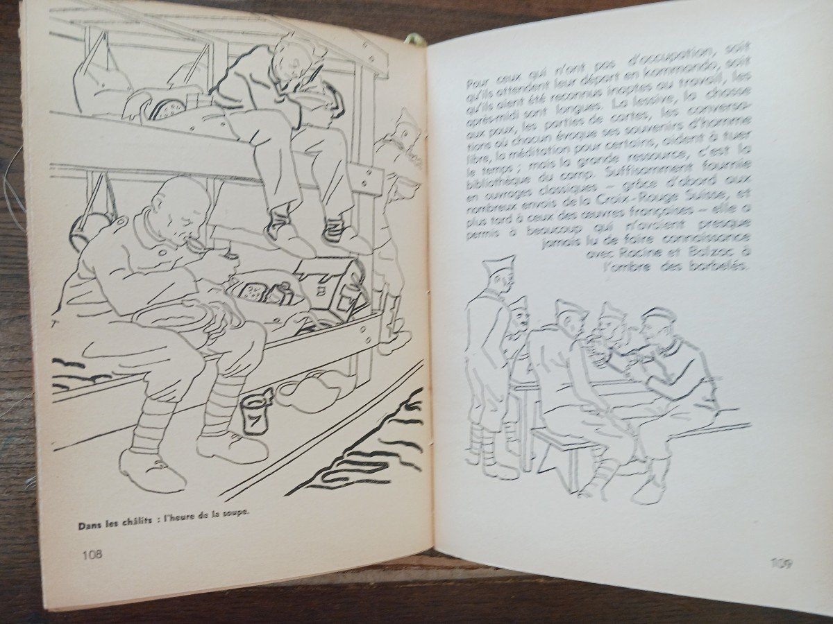 Drawn Diary Of A Prisoner Of War By Antoine De Roux 60 Euros-photo-6
