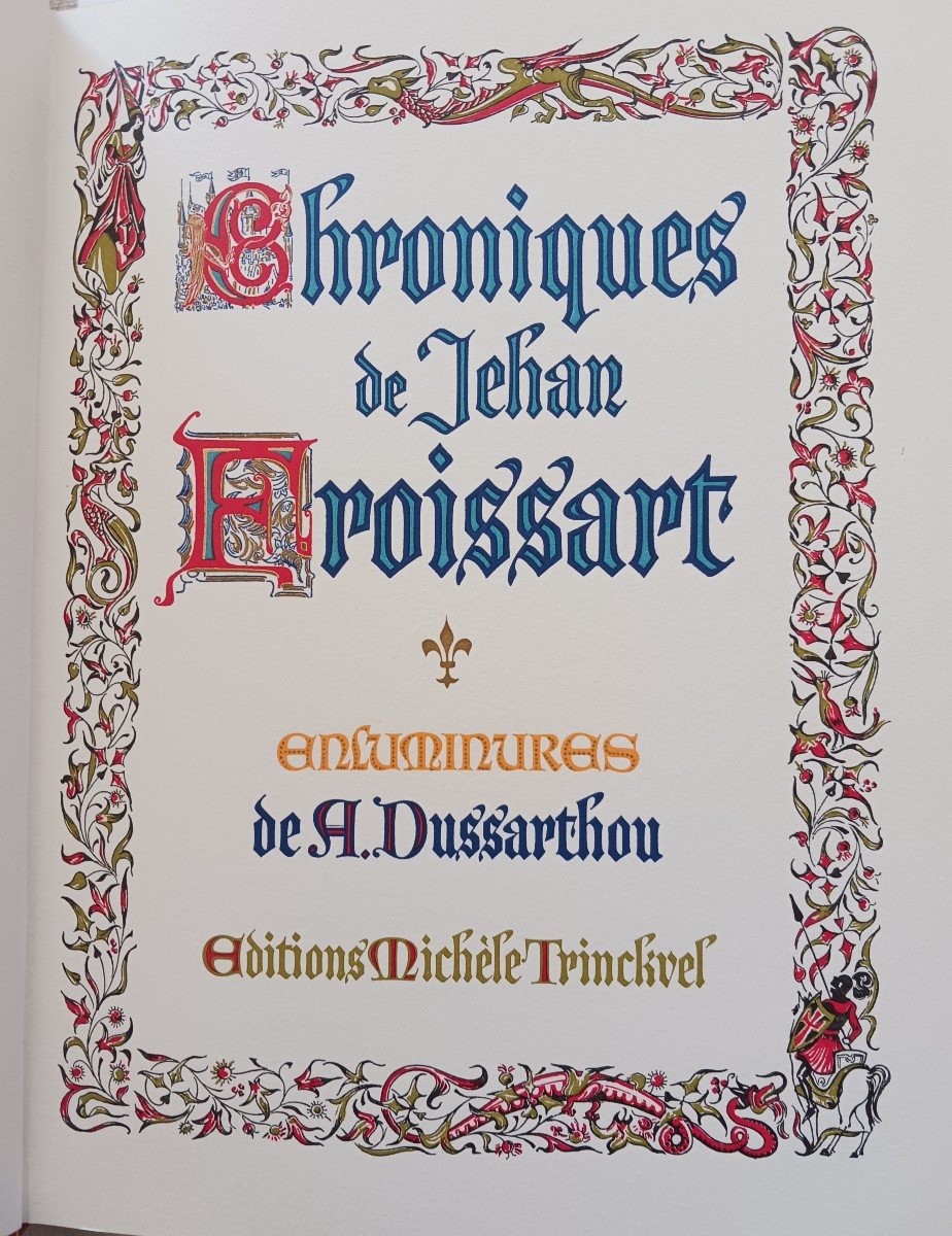 Chronicles Of Jehan Froissart 100 Euros-photo-2