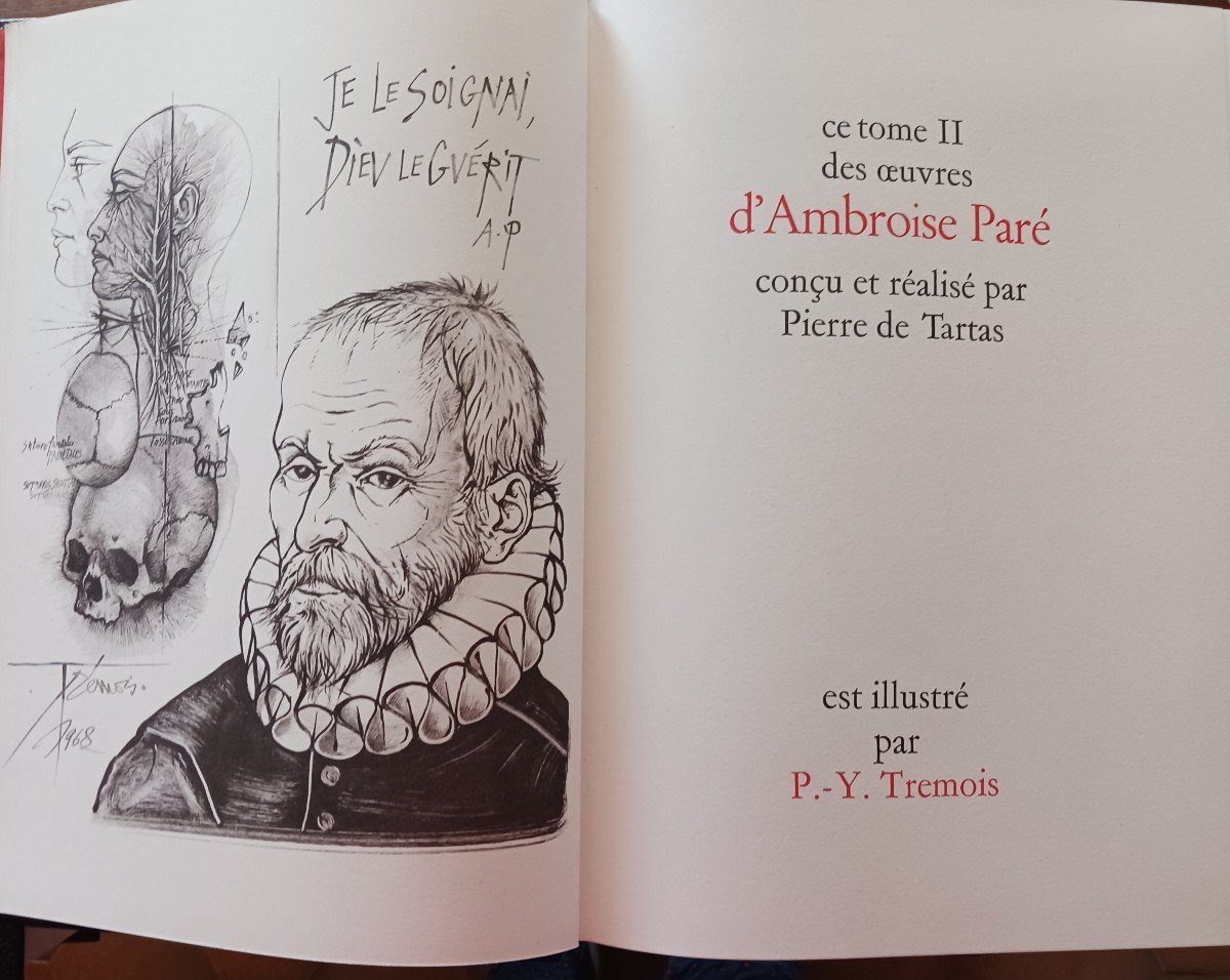 Oeuvres De Ambroise Paré De La Val Au Maine 140 Euros-photo-4