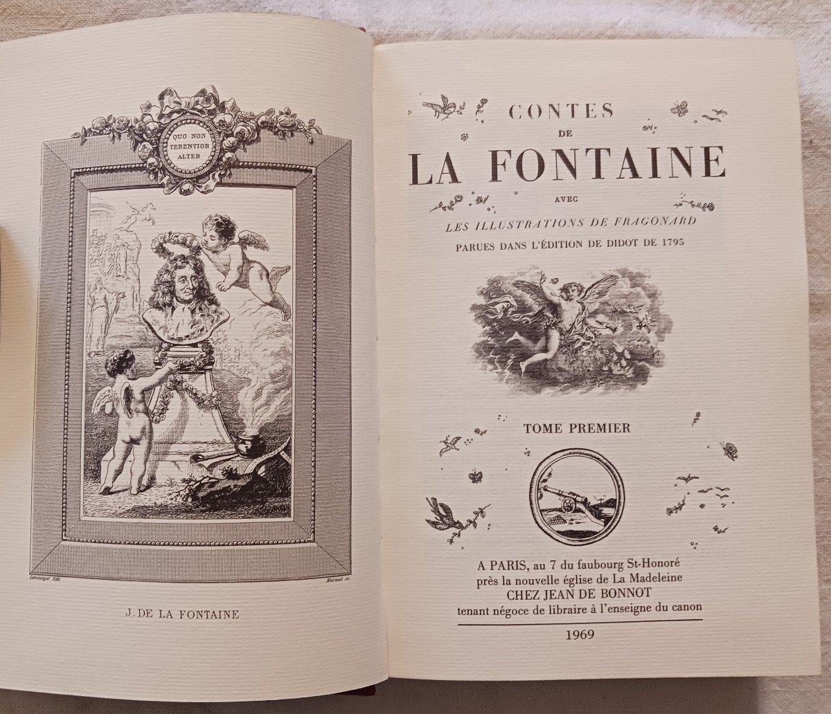 Fables- Contes - Oeuvres Diverses - Jean De La Fontaine- Jean De Bonnot- 100 Euros-photo-3