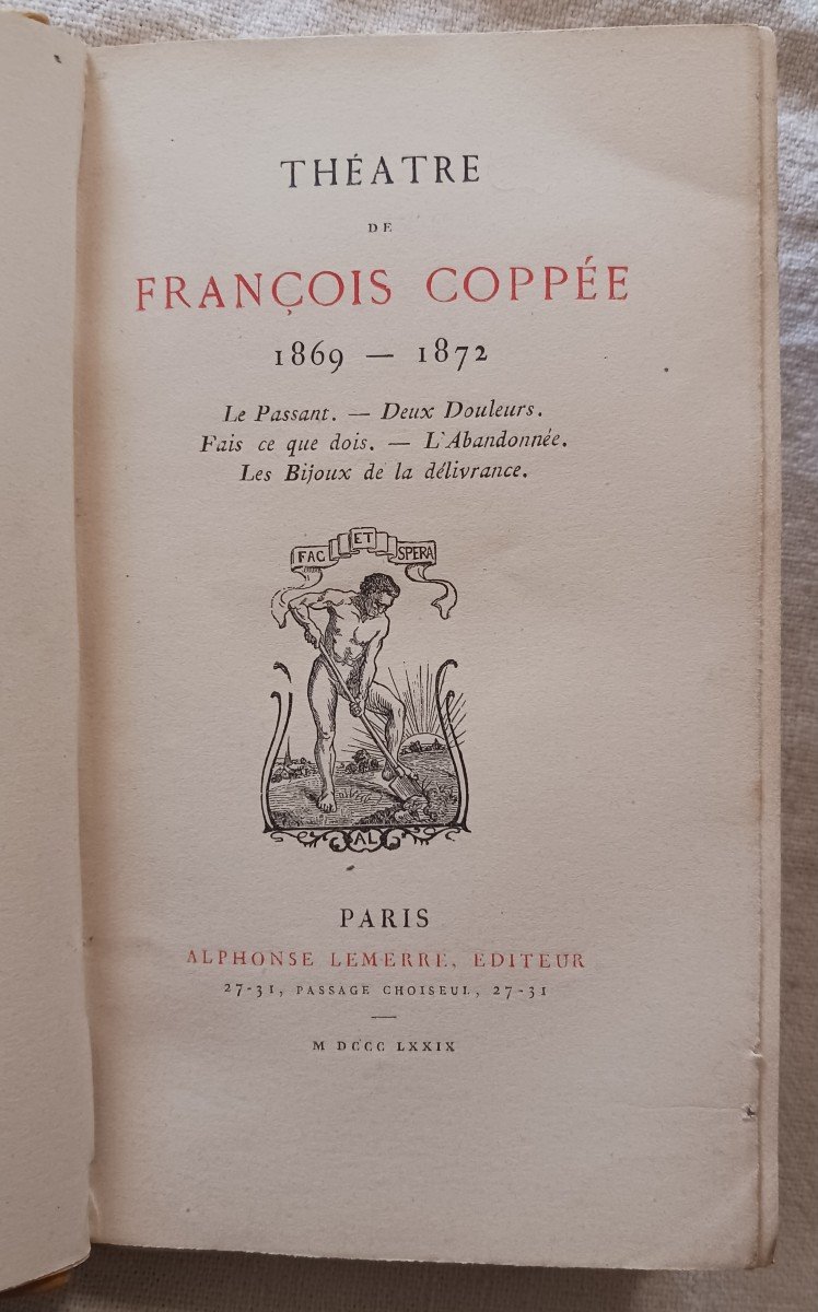 Oeuvres De François Coppée    / 1879-photo-2