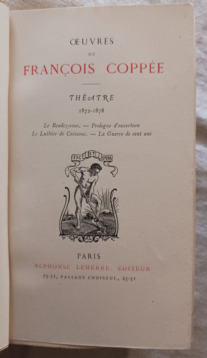 Oeuvres De François Coppée    / 1879-photo-3