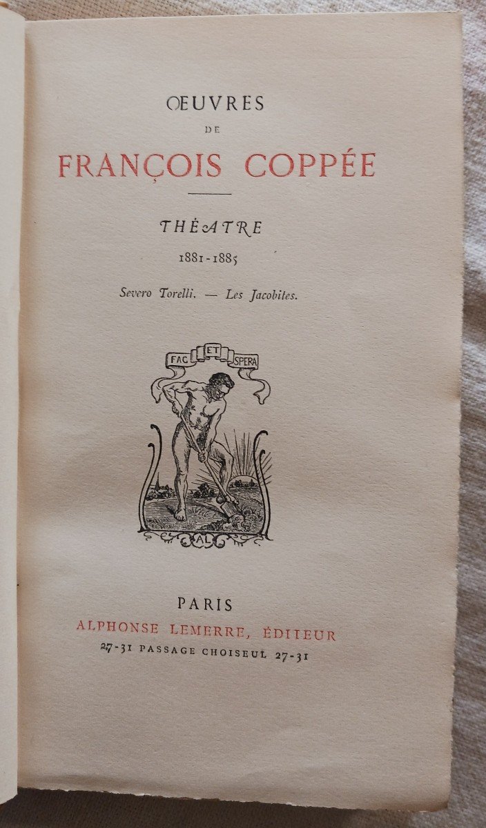 Oeuvres De François Coppée    / 1879-photo-1