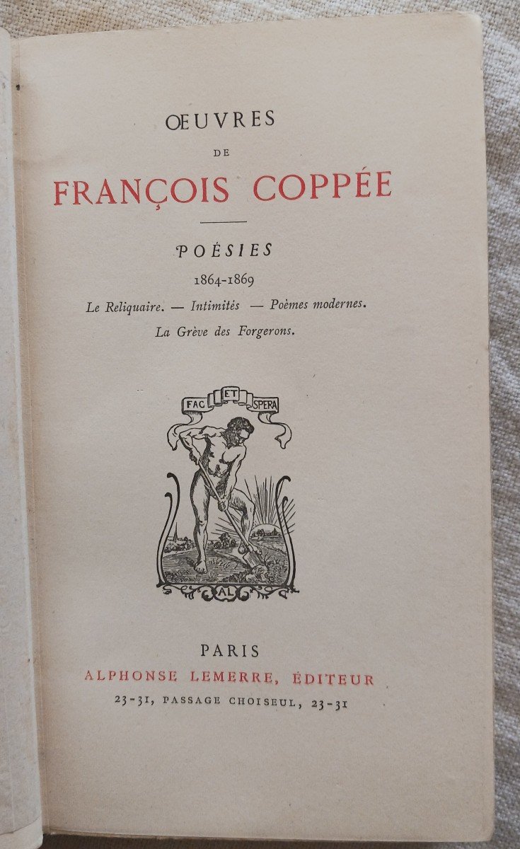 Oeuvres De François Coppée    / 1879-photo-3