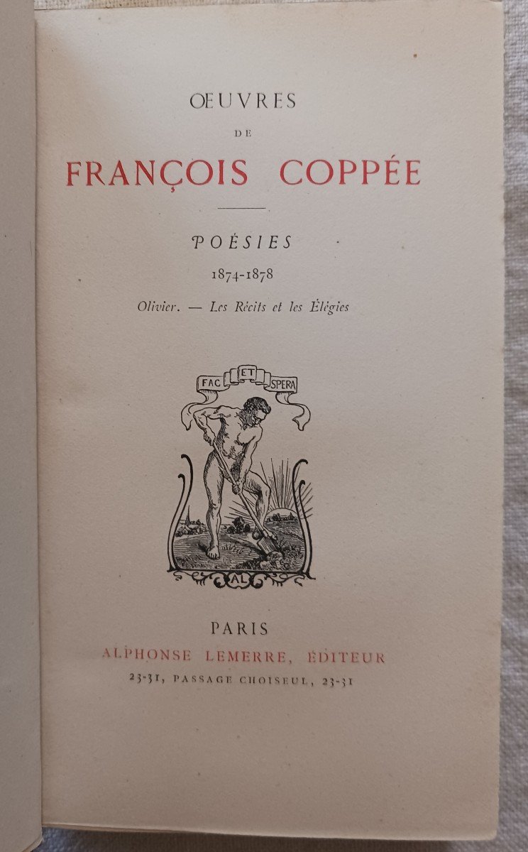 Oeuvres De François Coppée    / 1879-photo-5