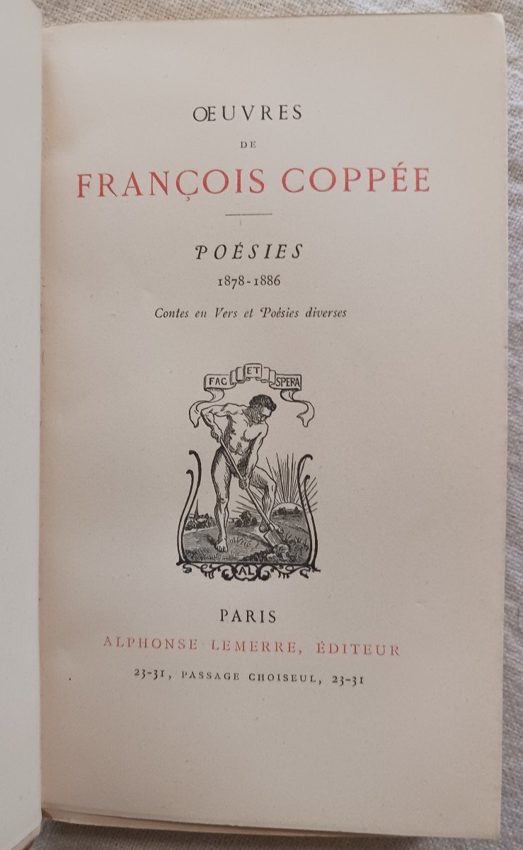 Oeuvres De François Coppée    / 1879-photo-6