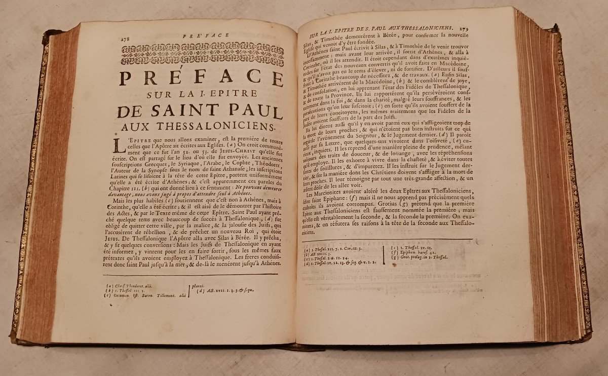 Commentaire Littéral Sur Tous Les Livres De l'Ancien Et Nouveau Testament   / 1716-photo-2