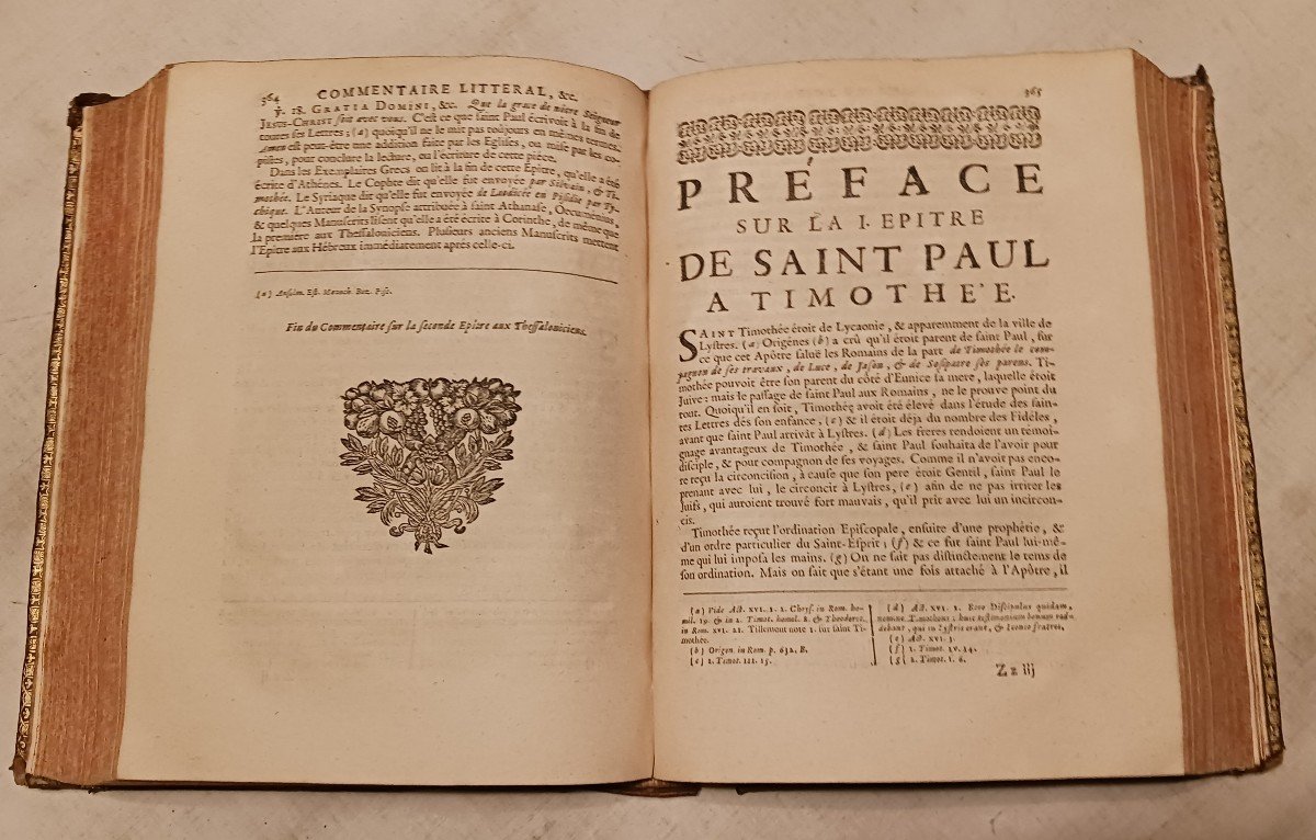 Commentaire Littéral Sur Tous Les Livres De l'Ancien Et Nouveau Testament   / 1716-photo-3