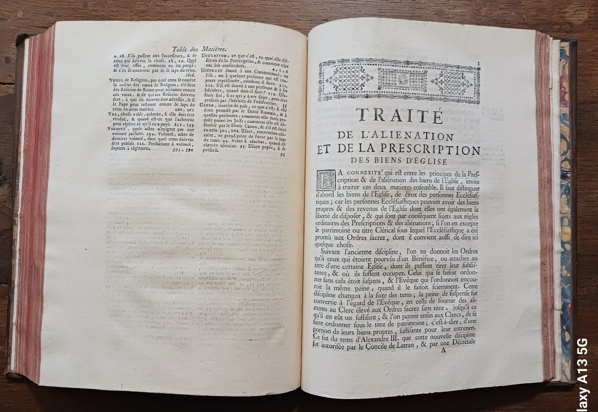 Treatise On The Prescriptions Of The Alienation Of Church Property And Of Tithes / 1753-photo-3