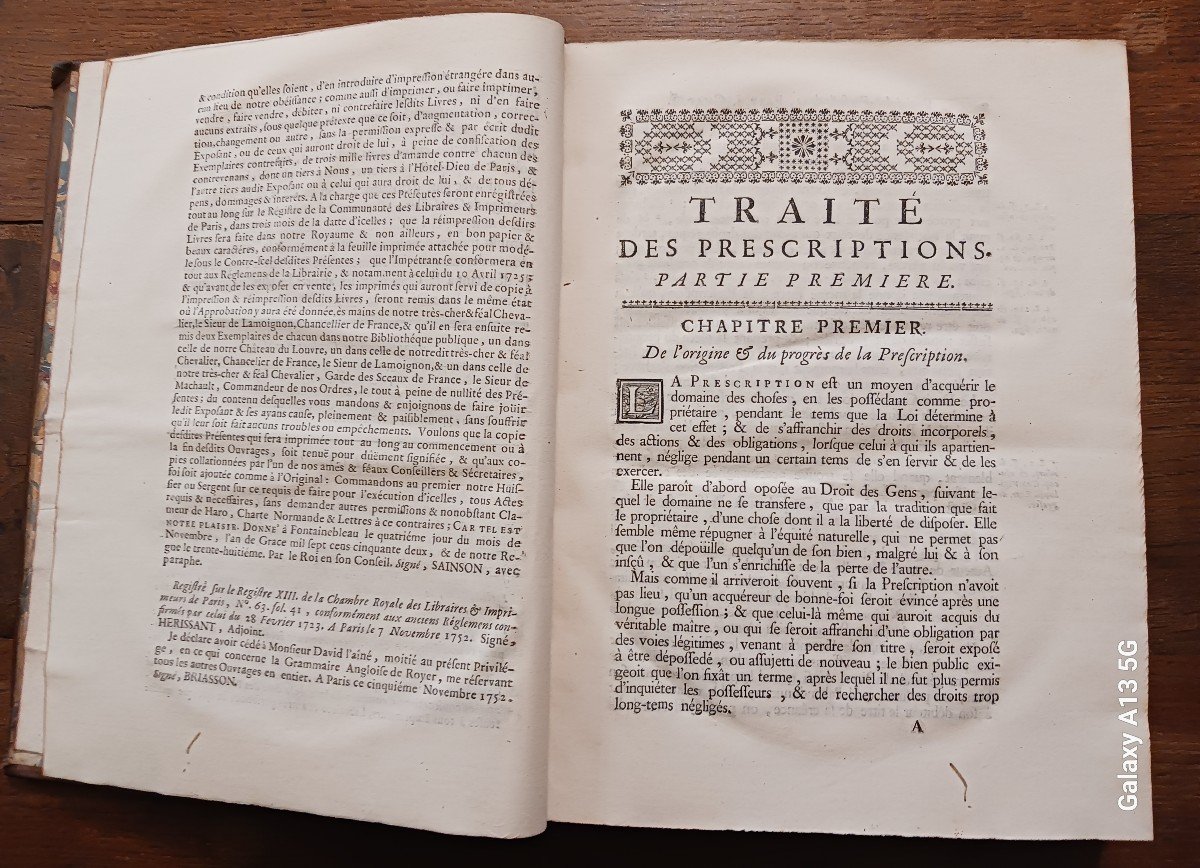 Treatise On The Prescriptions Of The Alienation Of Church Property And Of Tithes / 1753-photo-4