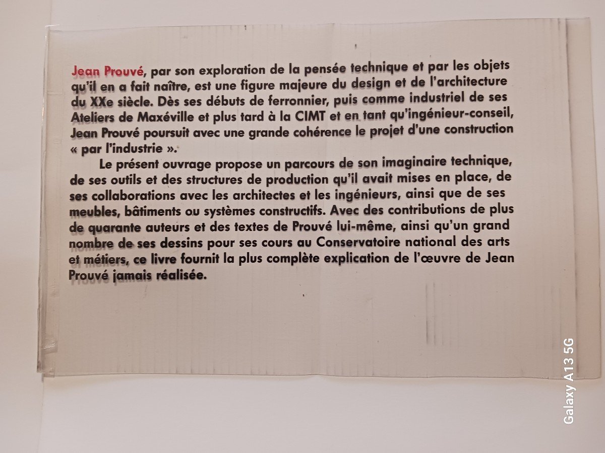 Jean Prouvé   / La Poétique De l'Objet Technique-photo-2