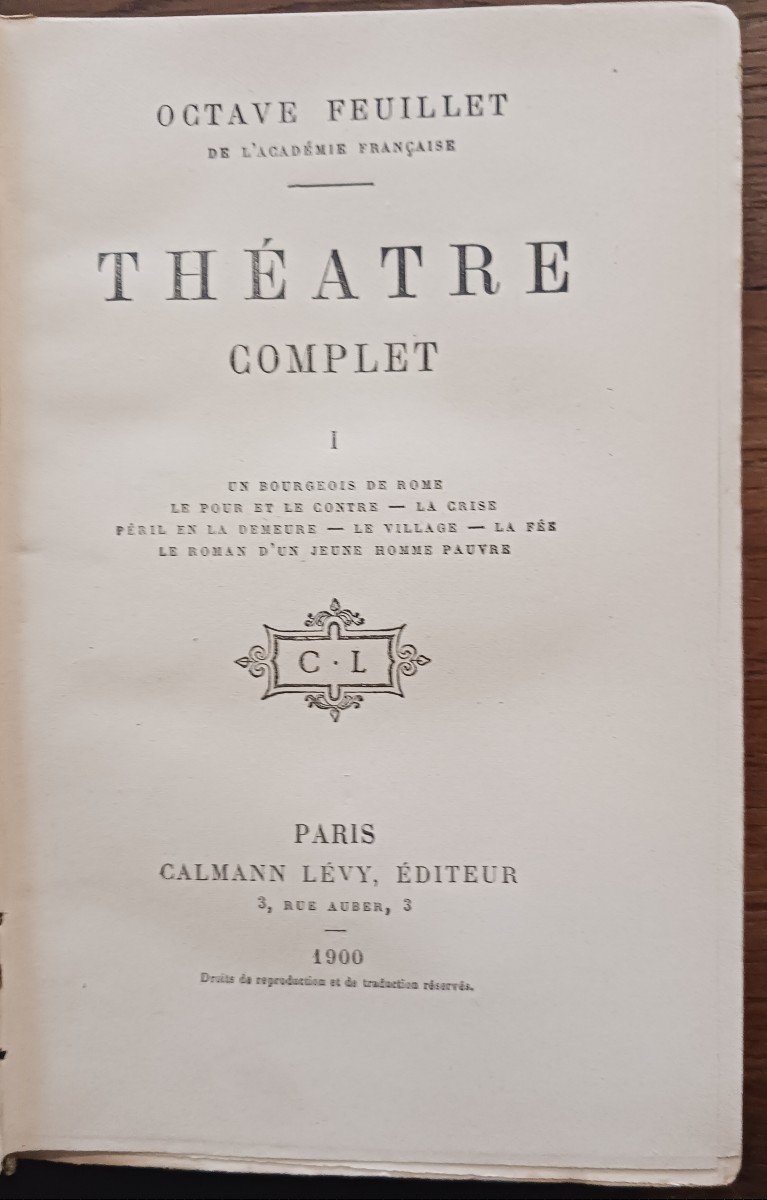 Octave Feuillet / Complete Theater-photo-2