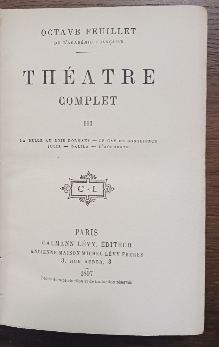 Octave Feuillet / Complete Theater-photo-4