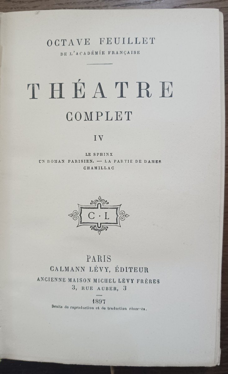 Octave Feuillet / Complete Theater-photo-2