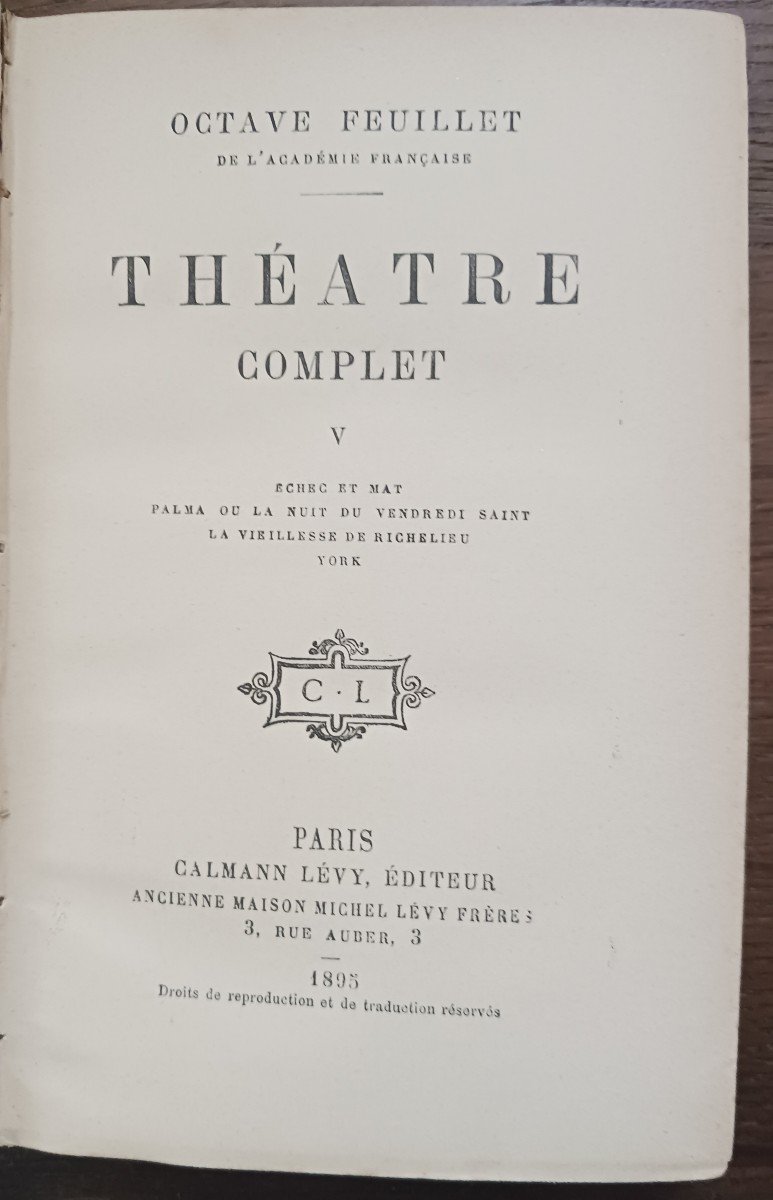 Octave Feuillet / Complete Theater-photo-3