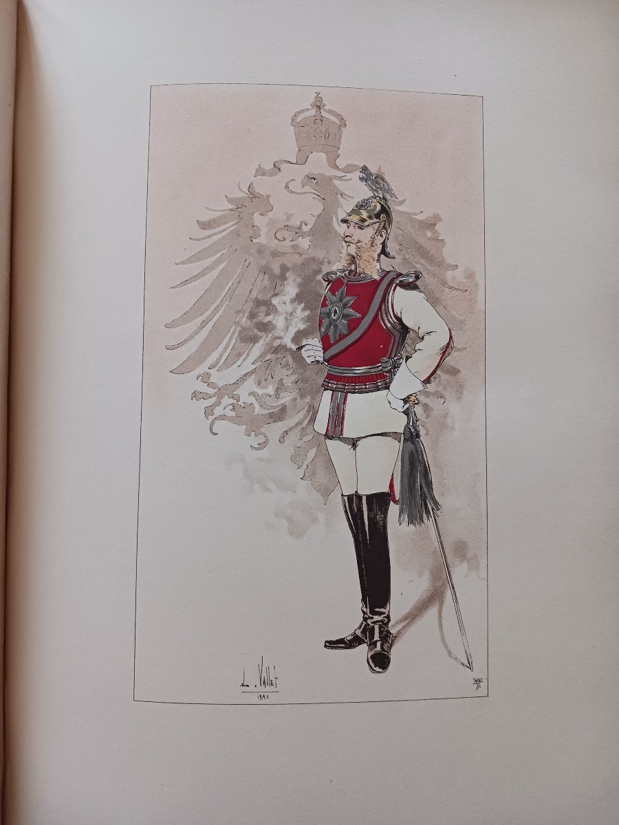 Cavalry Sketch By Vallet / 1893-photo-3