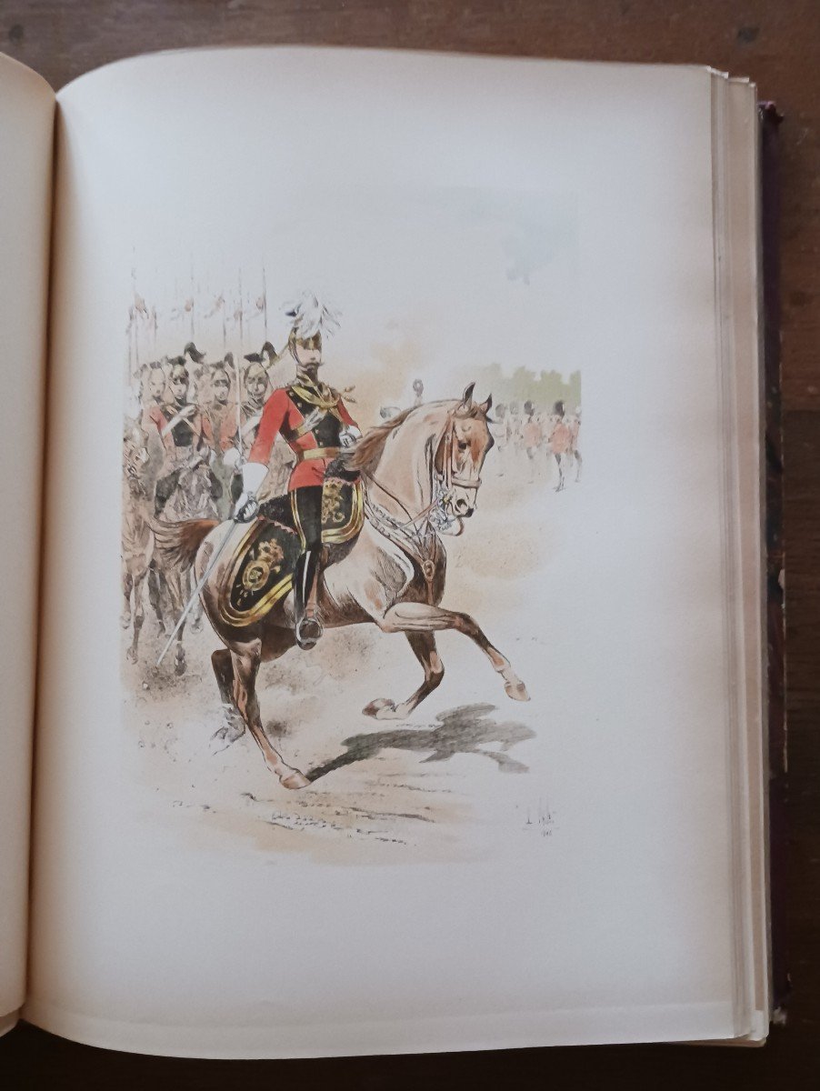 Cavalry Sketch By Vallet / 1893-photo-1