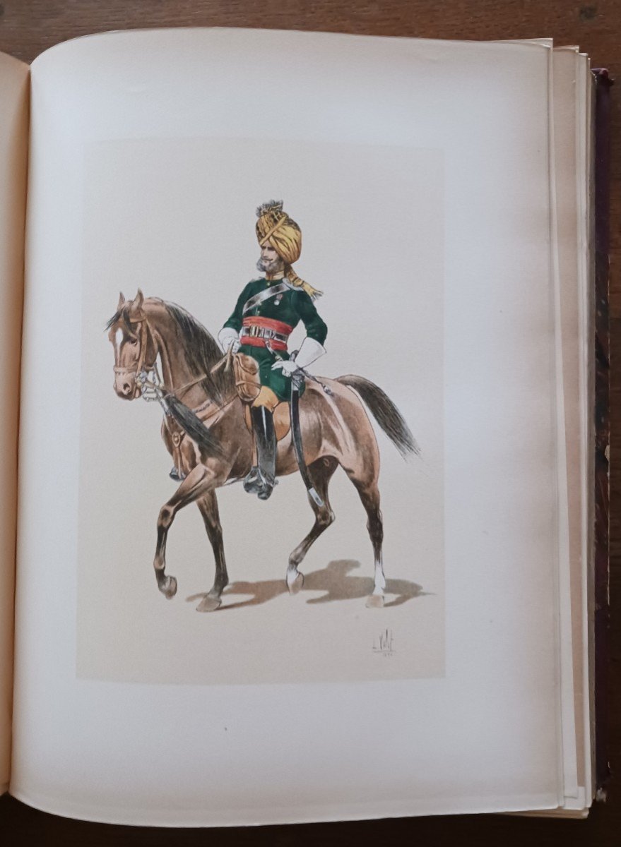 Cavalry Sketch By Vallet / 1893-photo-3