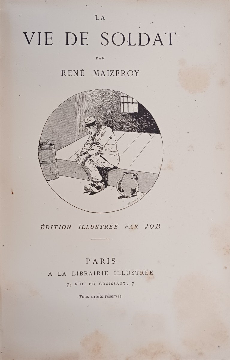 La  Vie De Soldat Par René Maizeroy