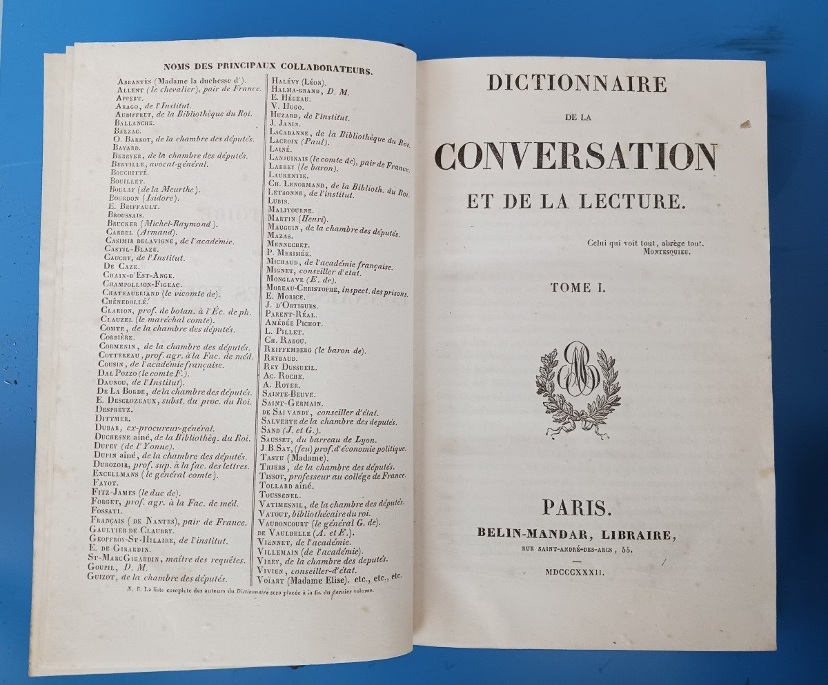 Dictionnaire De La Conversation Et De La Lecture   /  1832-1839-photo-2