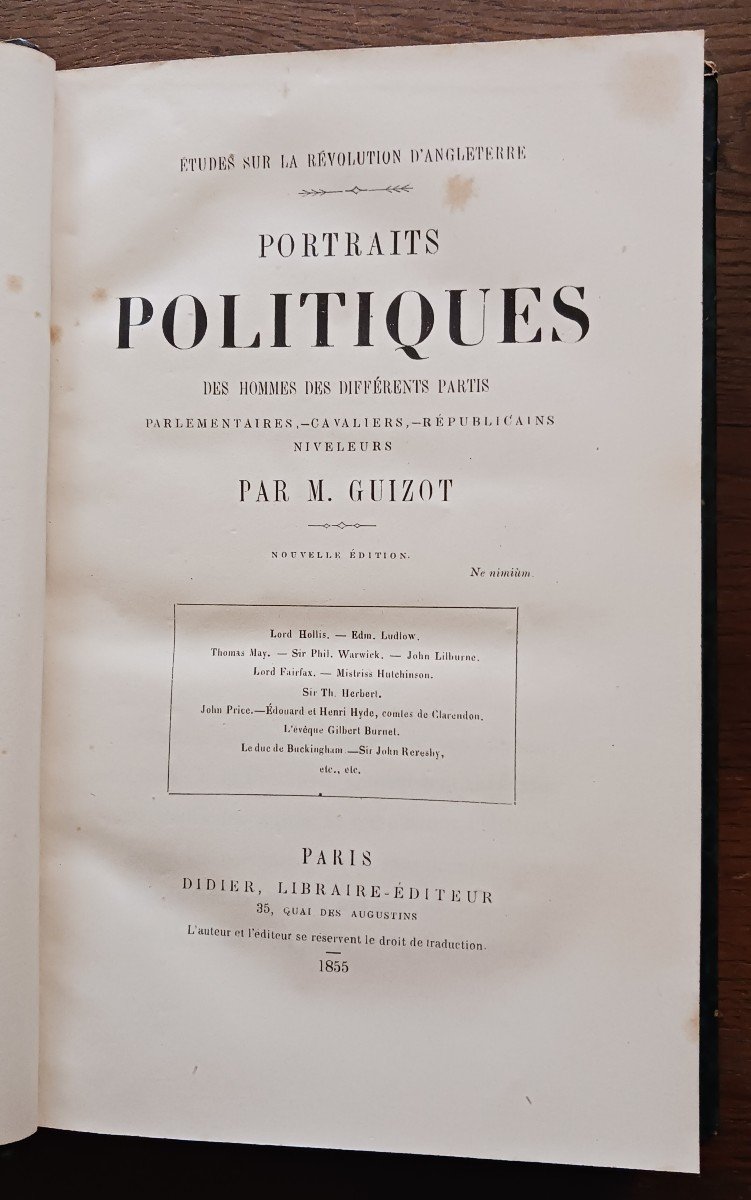 Ensemble De Livres De Guizot  / 1824-1855-photo-3