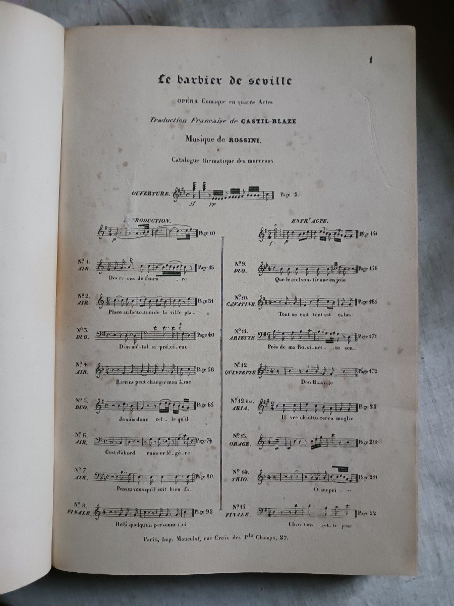 Ensemble De 15 Livres De Partitions Chant Et Piano  / Opéra  -photo-8