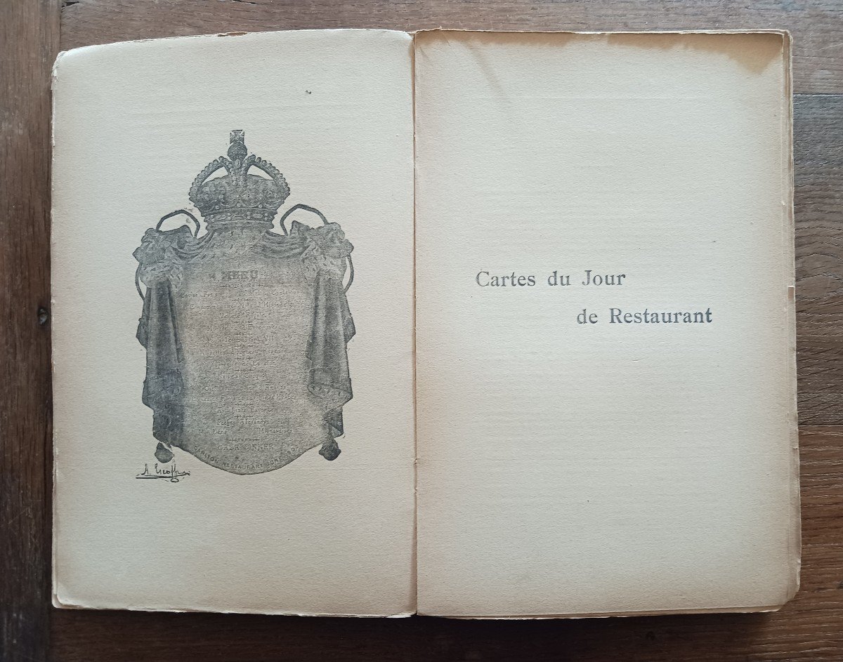 Le Livre Des Menus Par Escoffier-photo-1