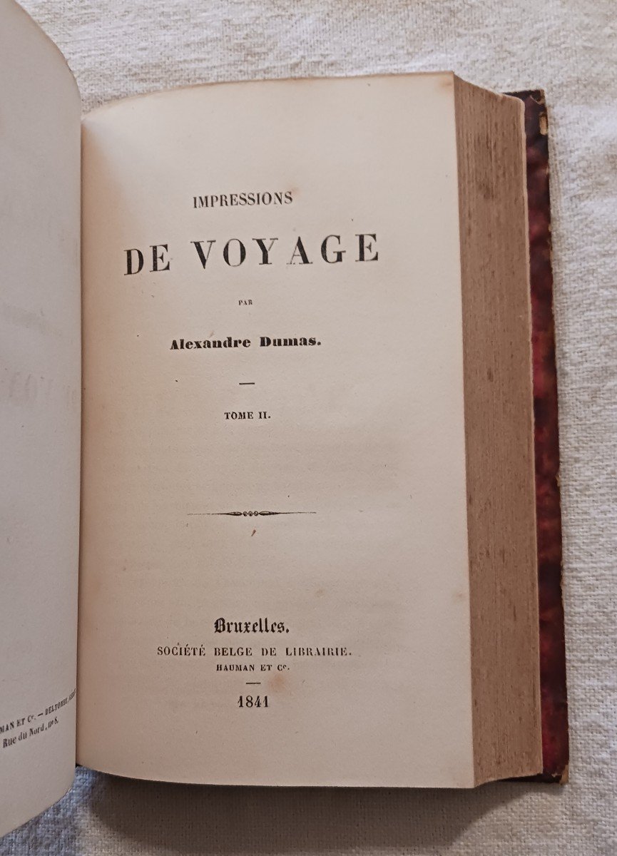 Impressions  De Voyage  Par Alexandre Dumas   /  1841-photo-4