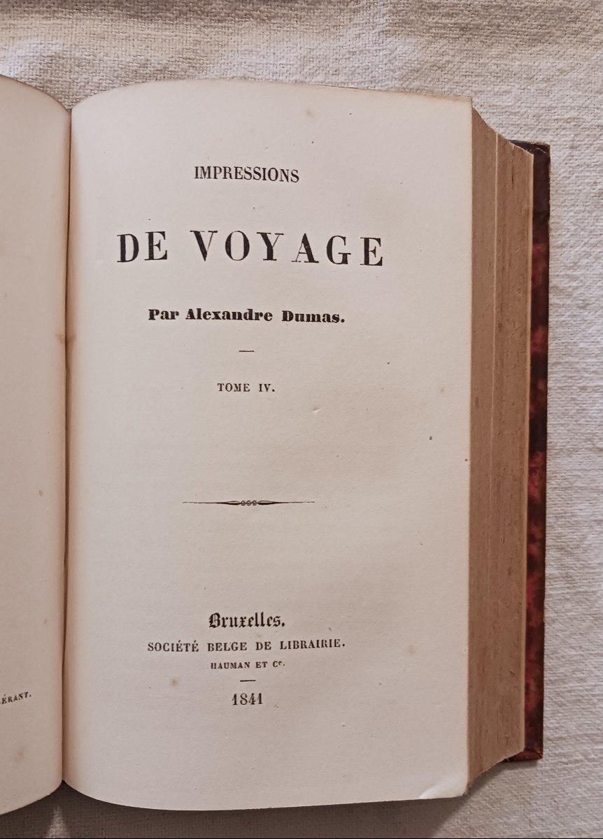 Impressions  De Voyage  Par Alexandre Dumas   /  1841-photo-3