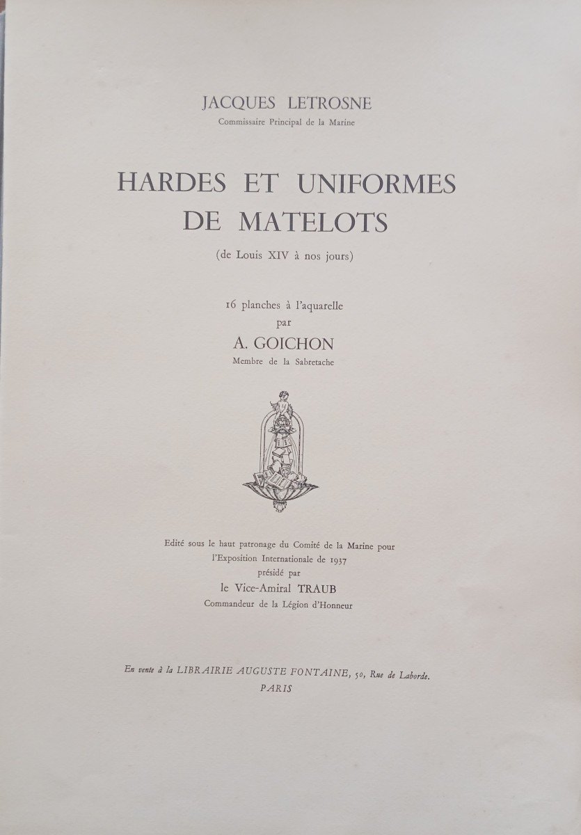 Sailors' Clothes And Uniforms / 1937 