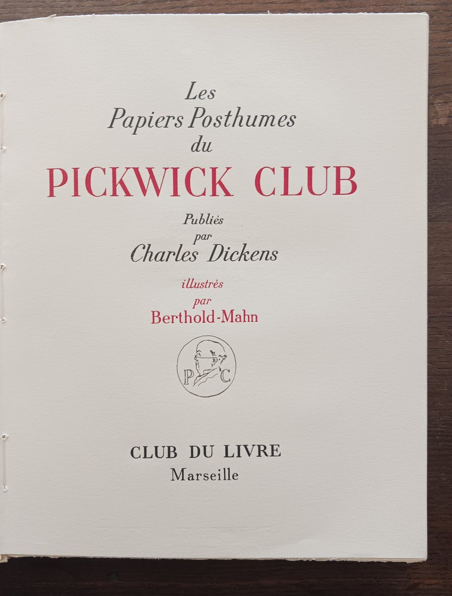 Les Papiers Posthumes Du Pickwick Club Par Charles Dickens-photo-2