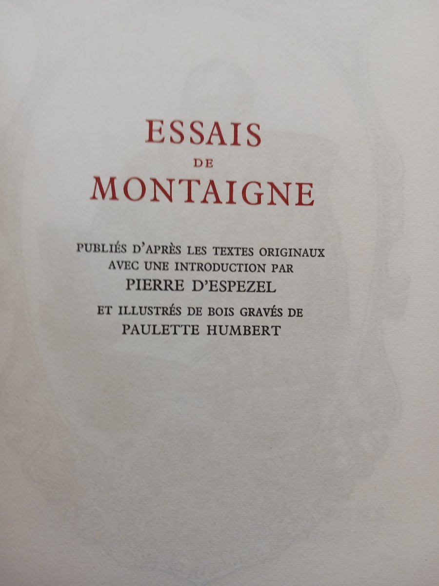 Essais De Montaigne-photo-3