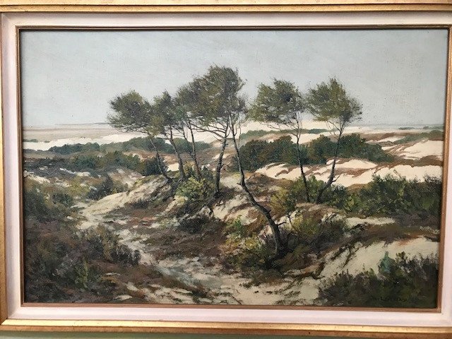 Lavezzari Jan (1876-1947) "dunes In Bay Of Authie At Berck"-photo-2