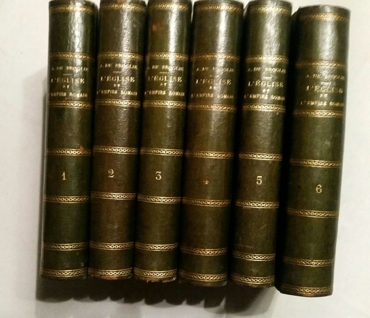 The Church And The Roman Empire By Albert De Broglie, 6 Volumes