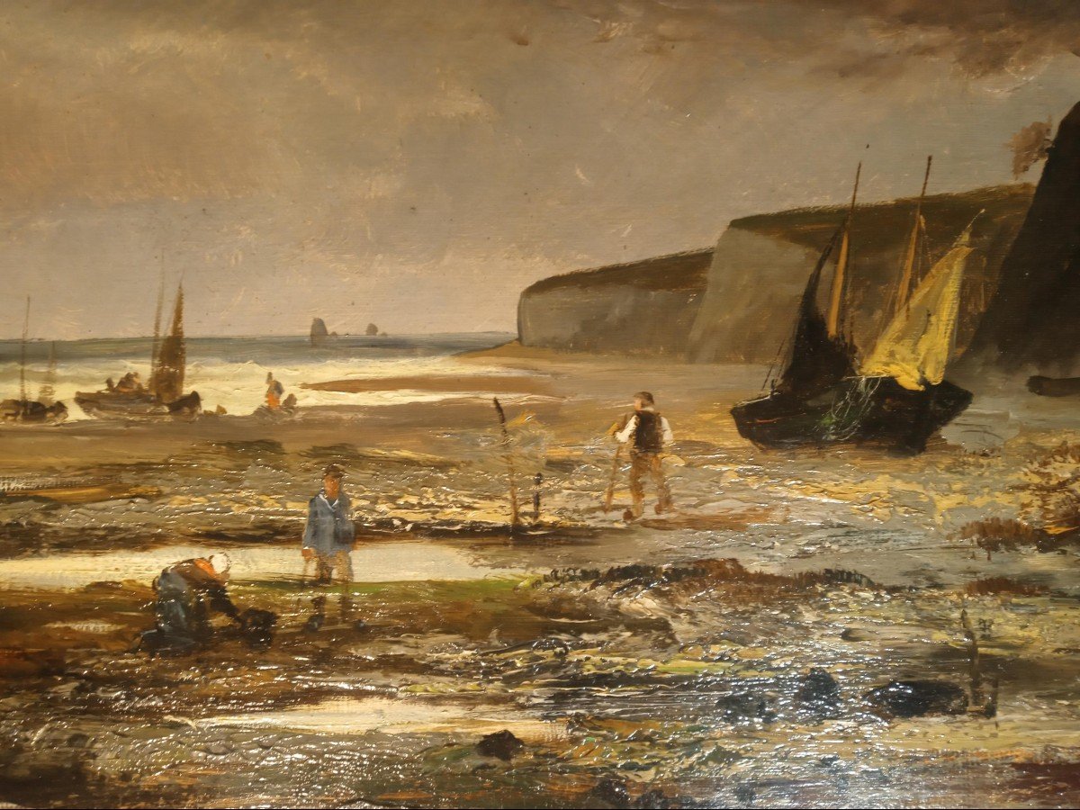 J.meisenberg "fishing Scene On The Opal Coast"-photo-1