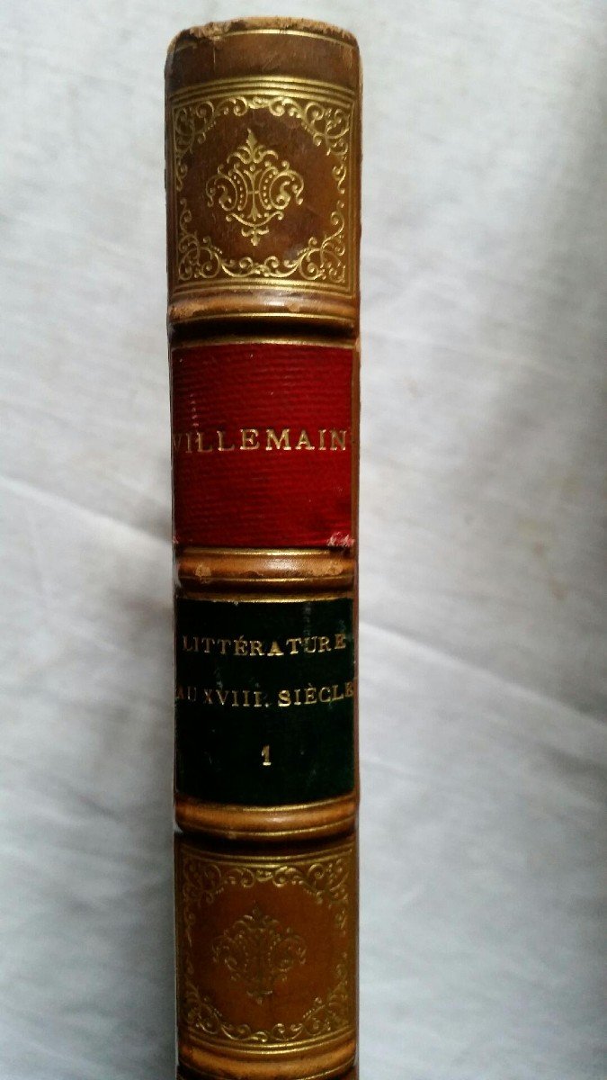 Set Of Books By Villemain 1870-photo-3