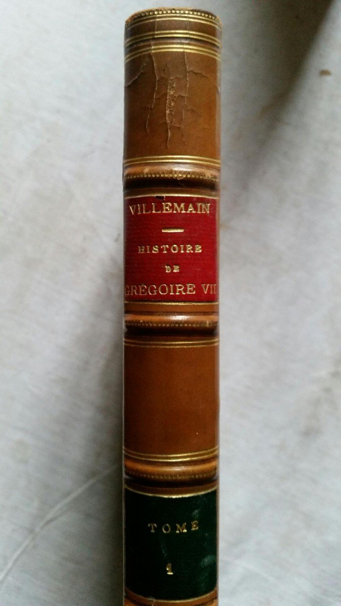 Set Of Books By Villemain 1870-photo-4