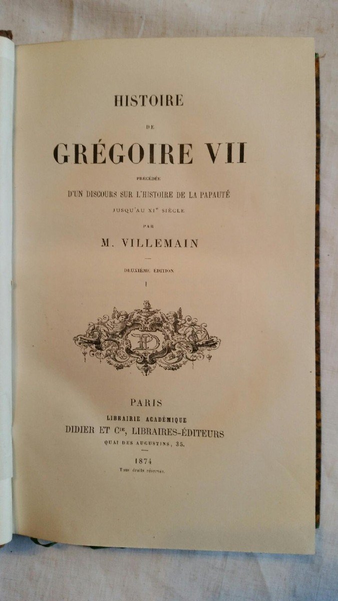 Set Of Books By Villemain 1870-photo-4