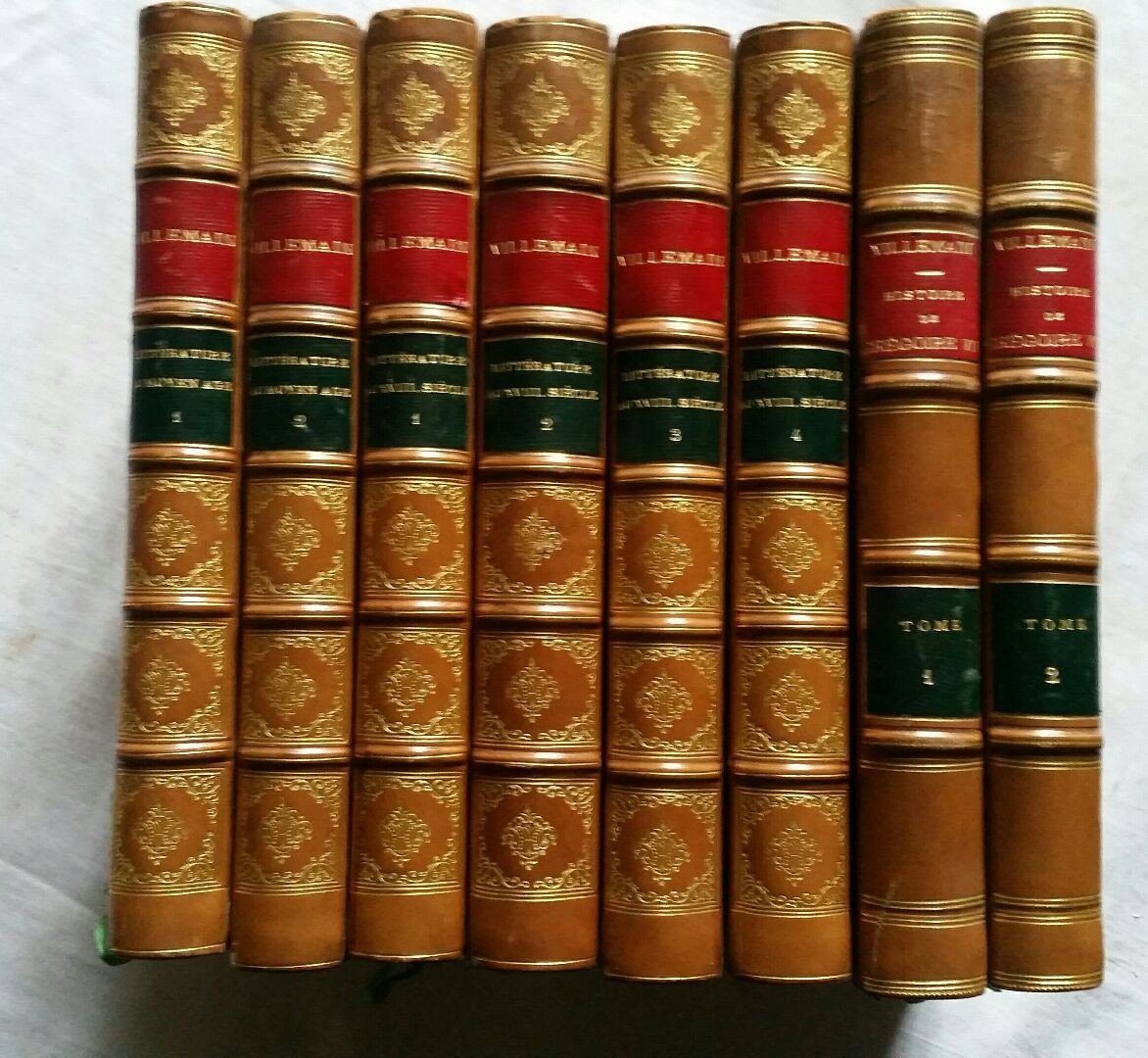 Set Of Books By Villemain 1870