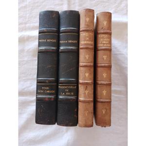 Set Of 4 Old Books 120 Euros