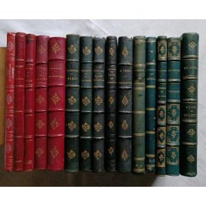 Set Of 15 Sheet Music Books / Songs And Pianos / Opera / 19th Century