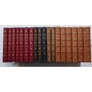 Set Of 18 Books / 19th Century