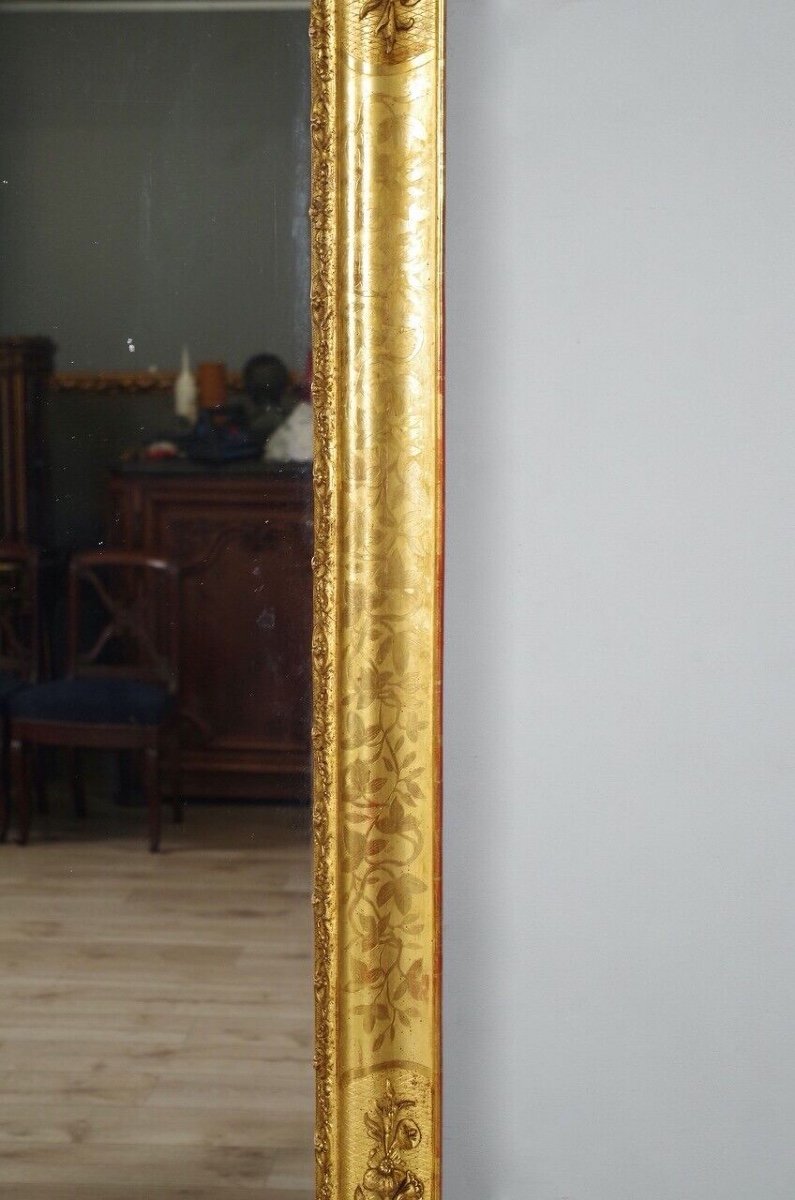 Miroir doré Napoléon III-photo-2