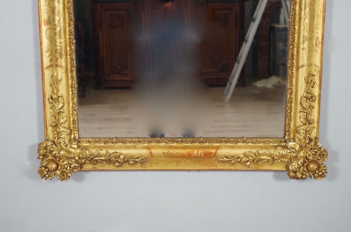 Miroir doré Napoléon III-photo-3