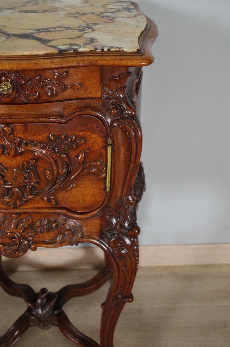 Rocaille Style Bedside Table 1900-photo-1